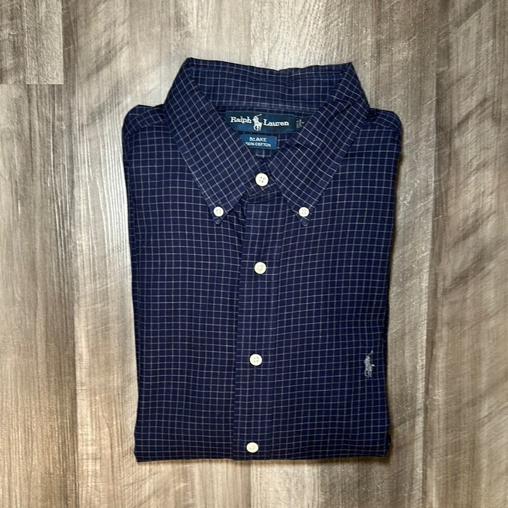 Ralph Lauren Blake Checkered Long Sleeve Button Down - XL